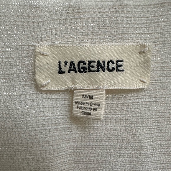 L’Agance Kimberly Puff Sleeve Shirt - Picture 7 of 9